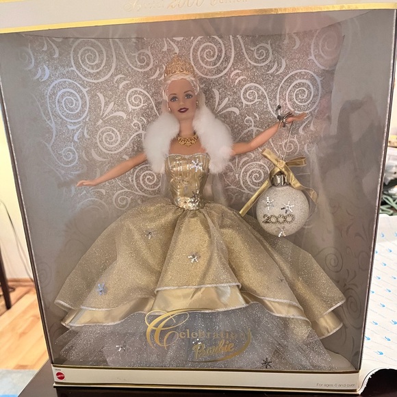 RARE 2000 celebration holiday Barbie Not opened, Original box True Mattel 28269